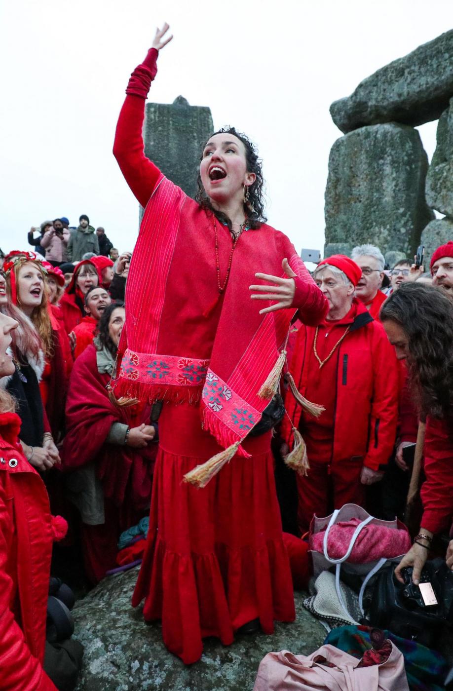 Solstizio d'inverno a Stonehenge