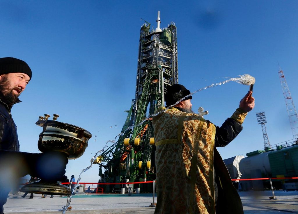 Stazione Spaziale lancio astronauti