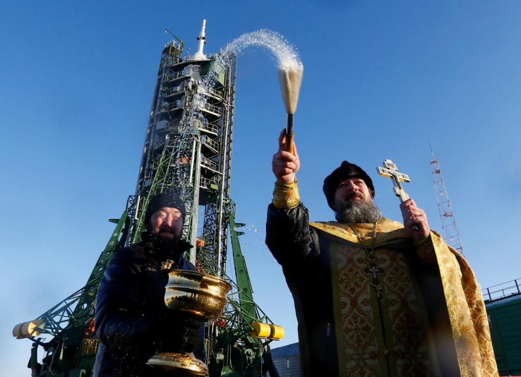 Stazione Spaziale lancio astronauti