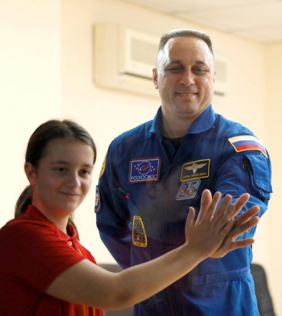 Stazione Spaziale lancio astronauti