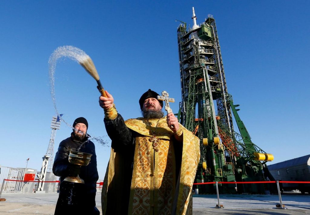 Stazione Spaziale lancio astronauti