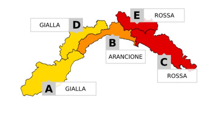 allerta meteo Liguria