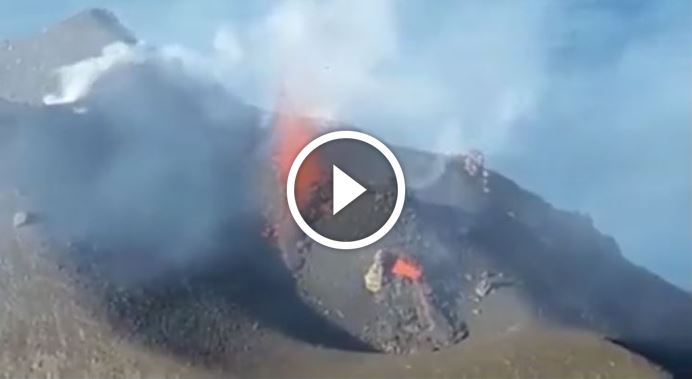 eruzione stromboli video