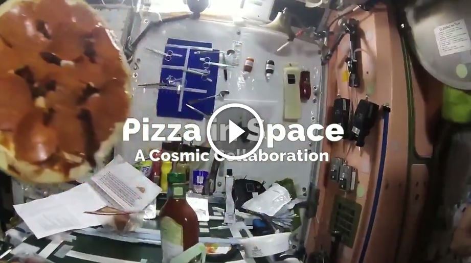 pizza Stazione Spaziale Paolo Nespoli