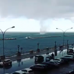 Maltempo, ruggito dell’inverno in Puglia: tromba d’aria sul litorale di Bari, gragnola sul litorale [FOTO e VIDEO]