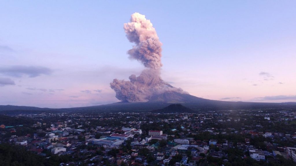 vulcano Mayon Filippine