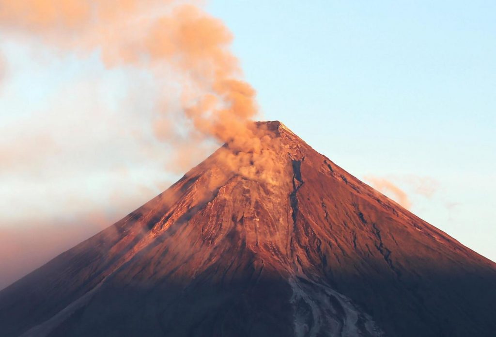 Filippine vulcano Mayon