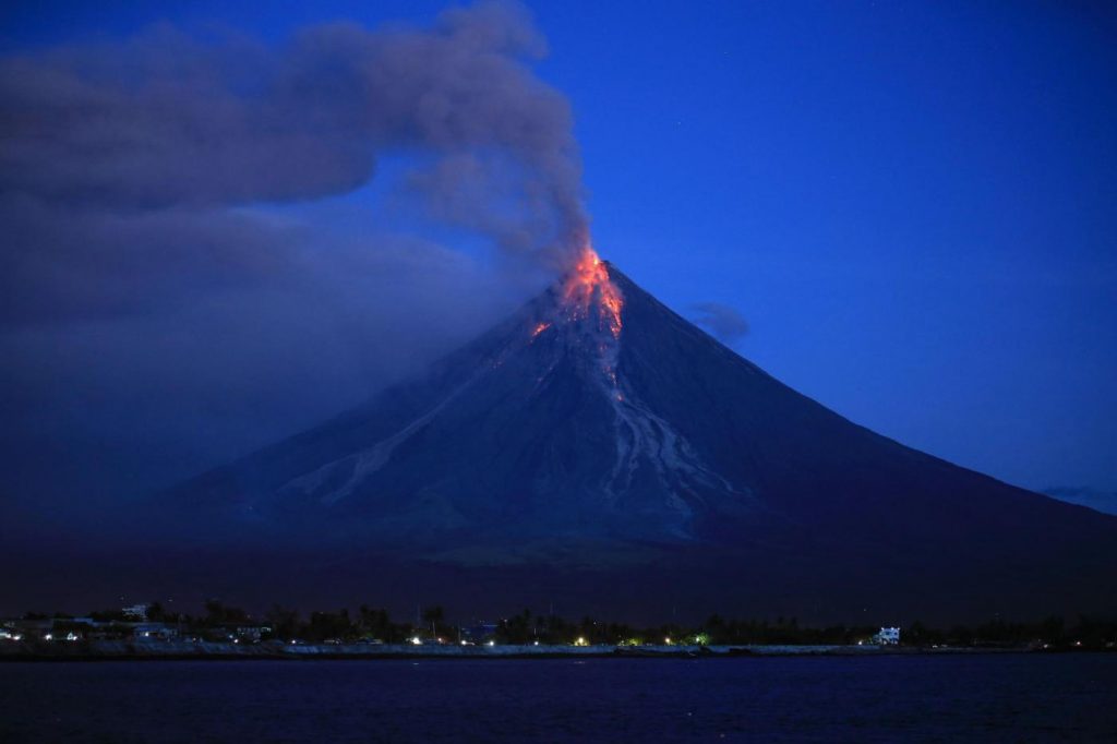 Filippine vulcano Mayon