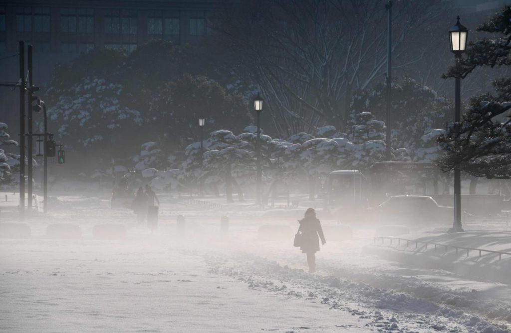 Giappone neve Tokyo