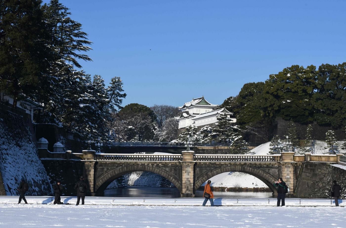 Giappone neve Tokyo