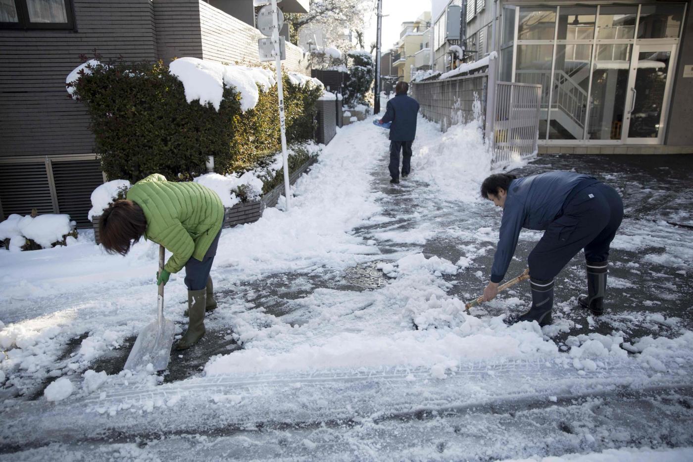 Giappone neve Tokyo