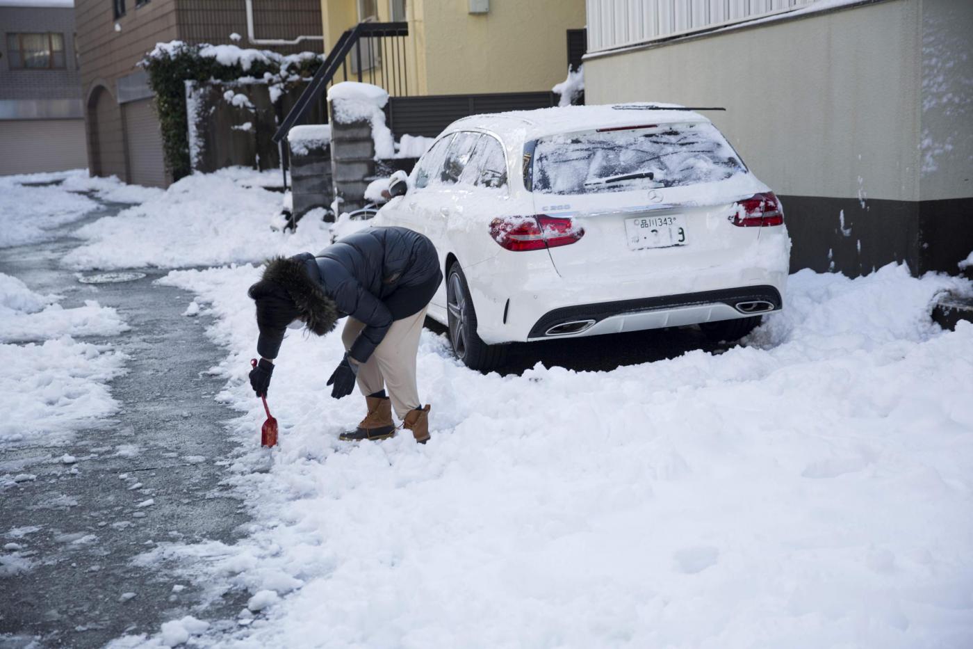 Giappone neve Tokyo