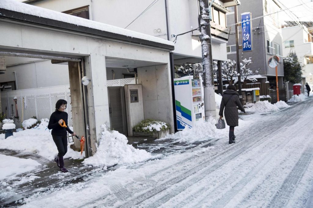 Giappone neve Tokyo