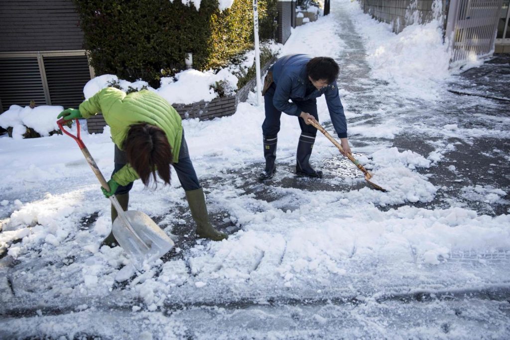 Giappone neve Tokyo