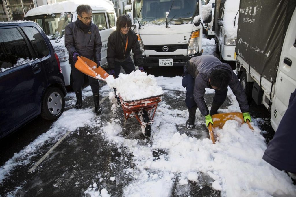 Giappone neve Tokyo