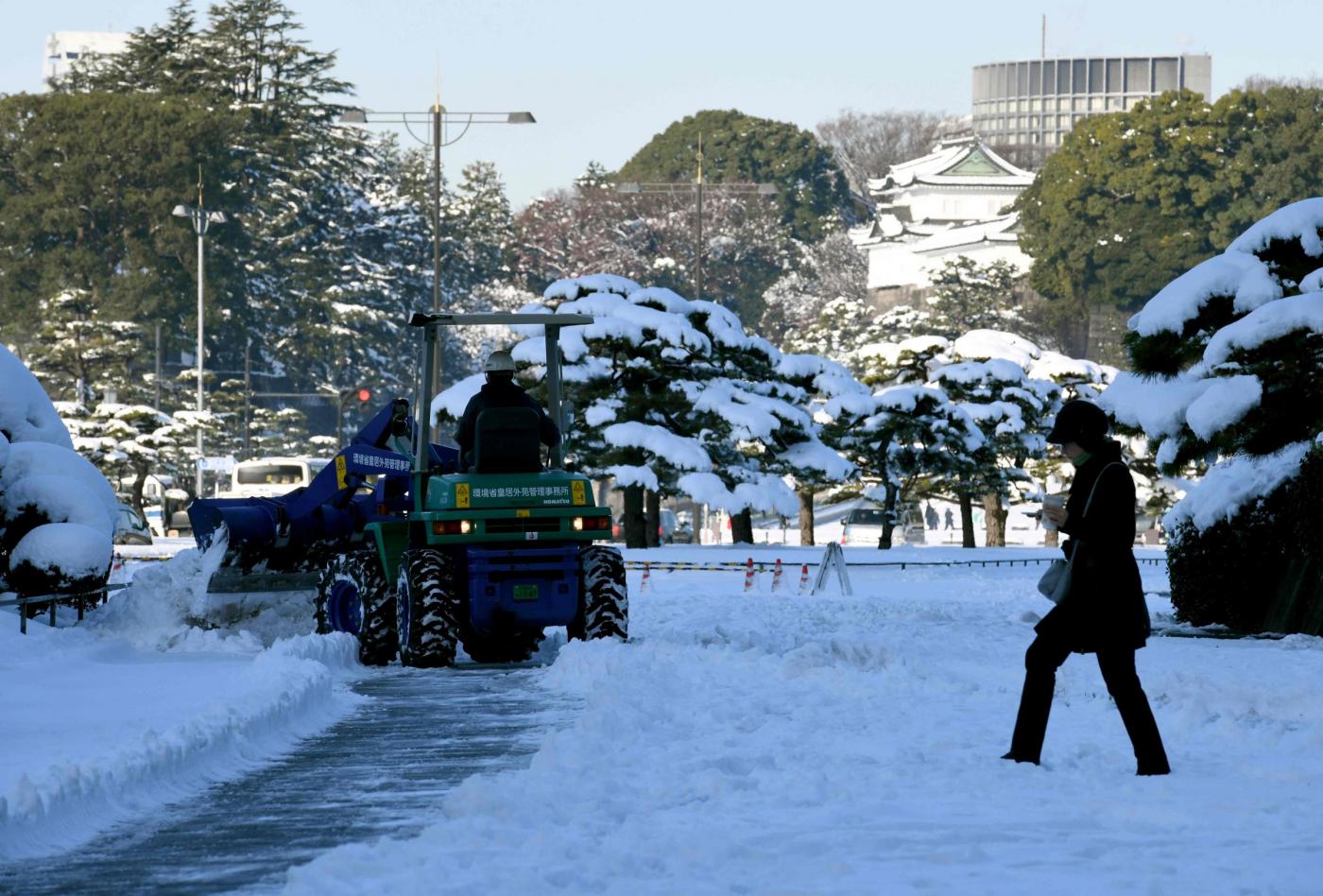 Giappone neve Tokyo