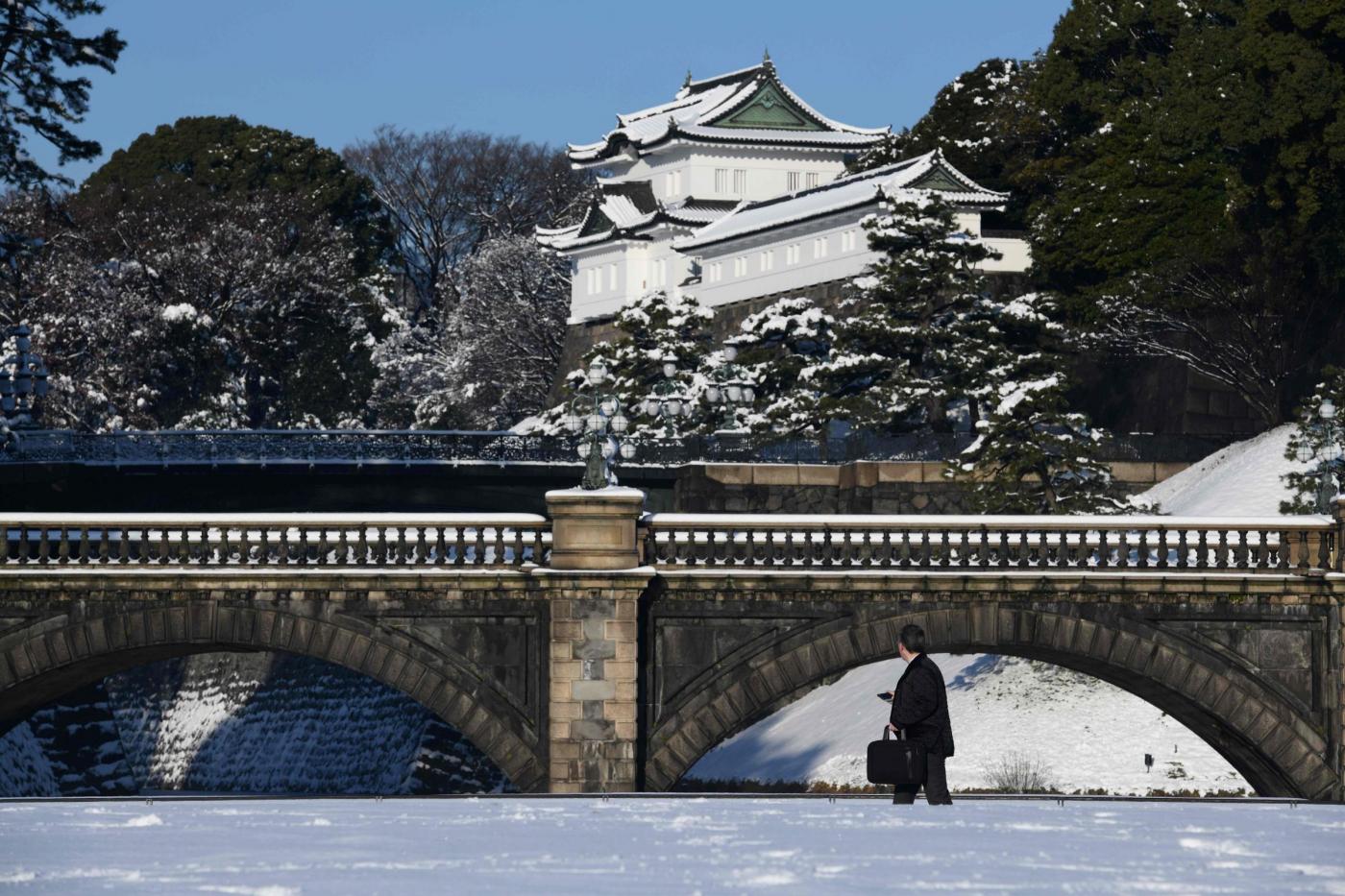 Giappone neve Tokyo