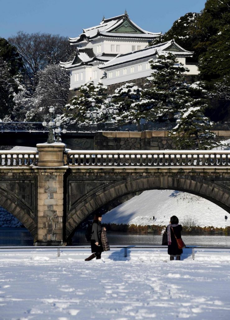 Giappone neve Tokyo