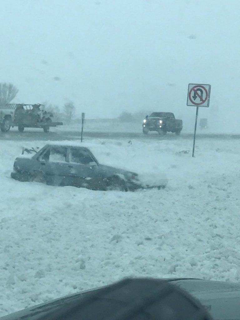 blizzard Midwest USA