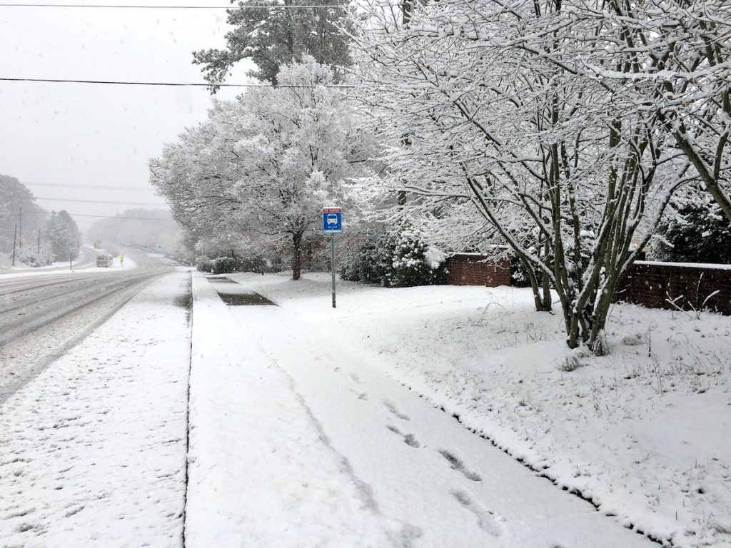 neve carolina del nord USA