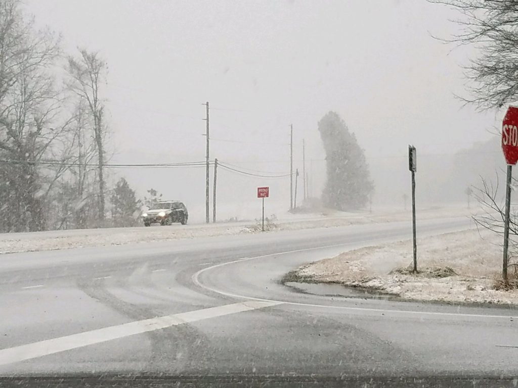 neve carolina del nord USA