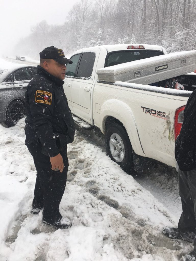 neve carolina del nord USA