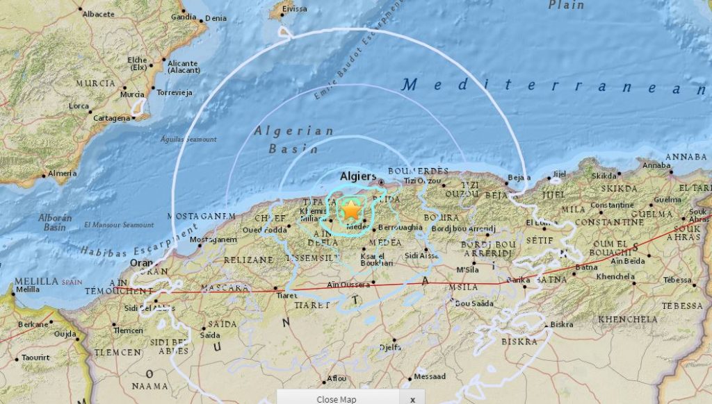 terremoto Algeria