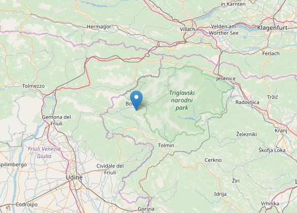 terremoto italia slovenia