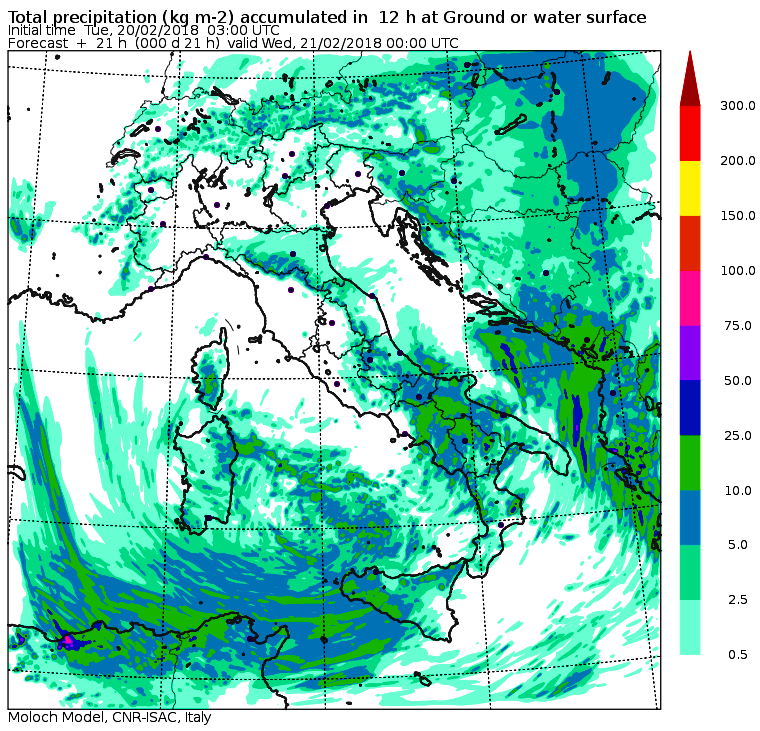 Allerta Meteo Italia Ciclone 20 21 Febbraio 2018