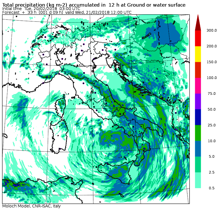 Allerta Meteo Italia Ciclone 20 21 Febbraio 2018