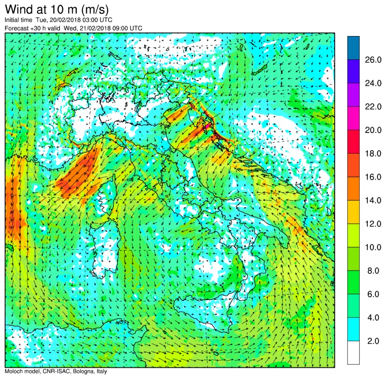 Allerta Meteo Italia Ciclone 20 21 Febbraio 2018