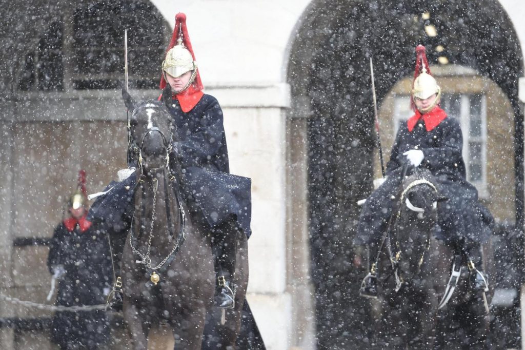 Blizzard neve Londra