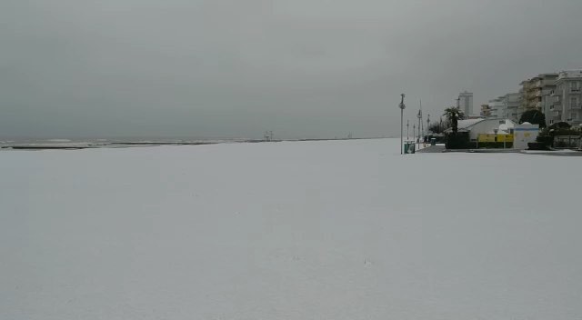 neve spiaggia Jesolo