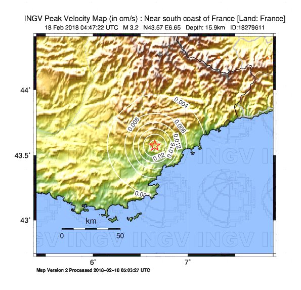 Terremoti La Terra Trema In Francia Scosse Avvertite Anche In Liguria Dati E Mappe 0162