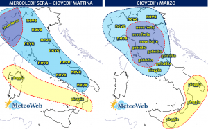 allerta meteo burian scirocco neve gelicidio