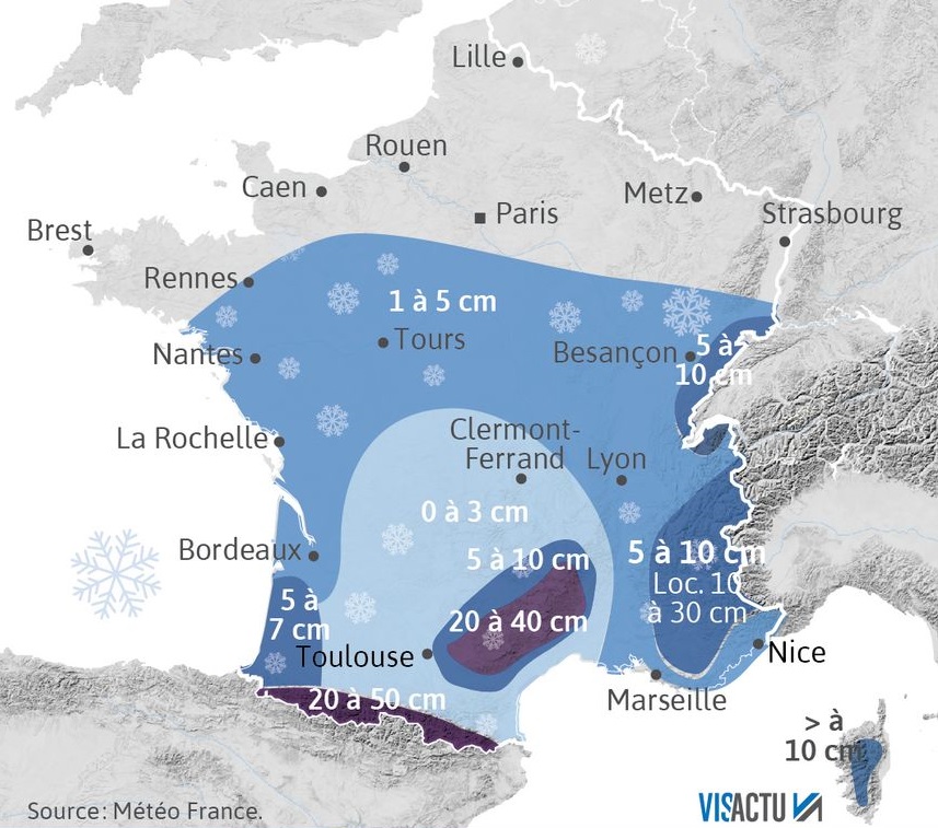 Maltempo Francia