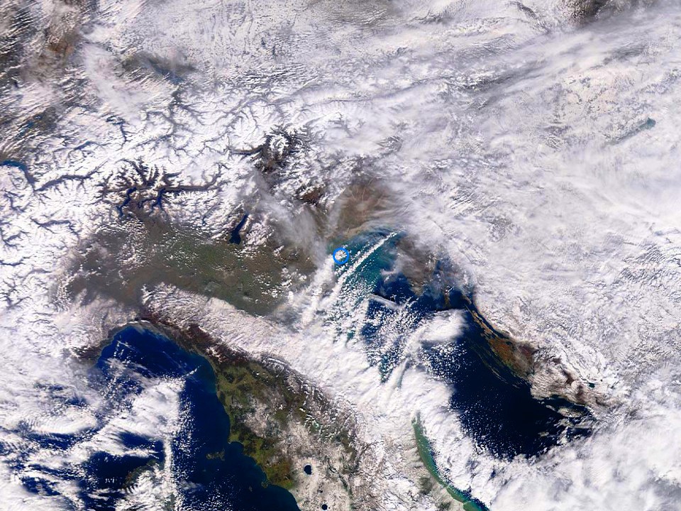 meteo italia burian immagini satellite nasa