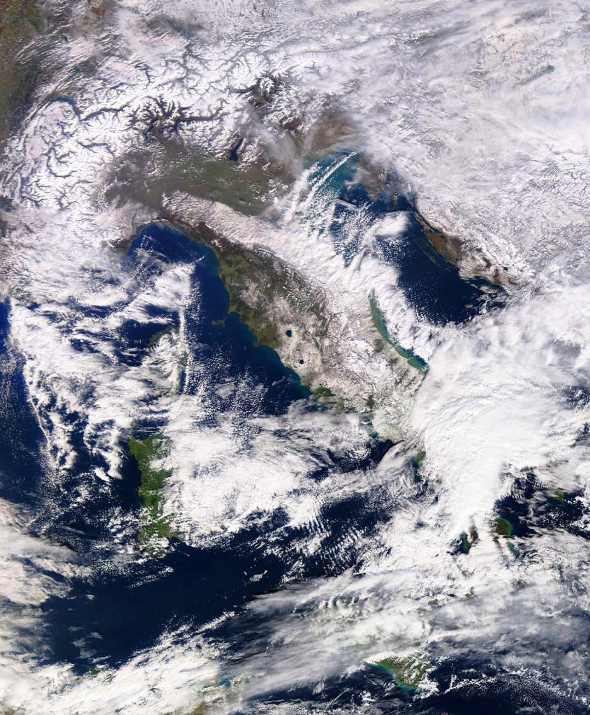 meteo italia burian immagini satellite nasa