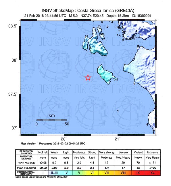 terremoto costa Grecia