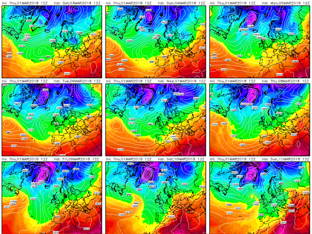 Previsioni Meteo Marzo 2018