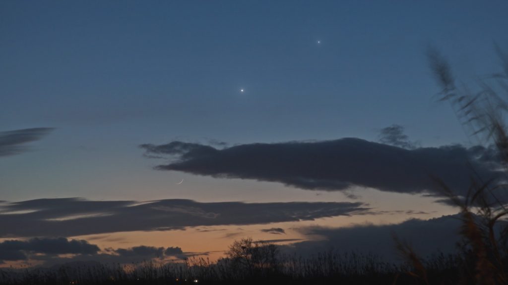 Luna Venere Mercurio