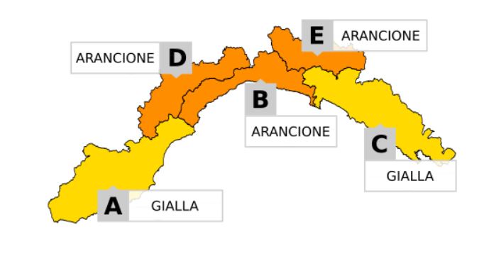 allerta meteo Liguria