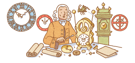 John Harrison doodle google