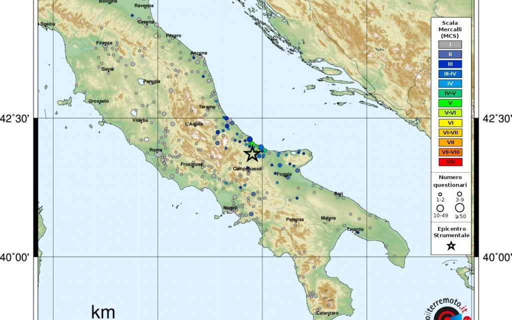 terremoto molise 25 aprile