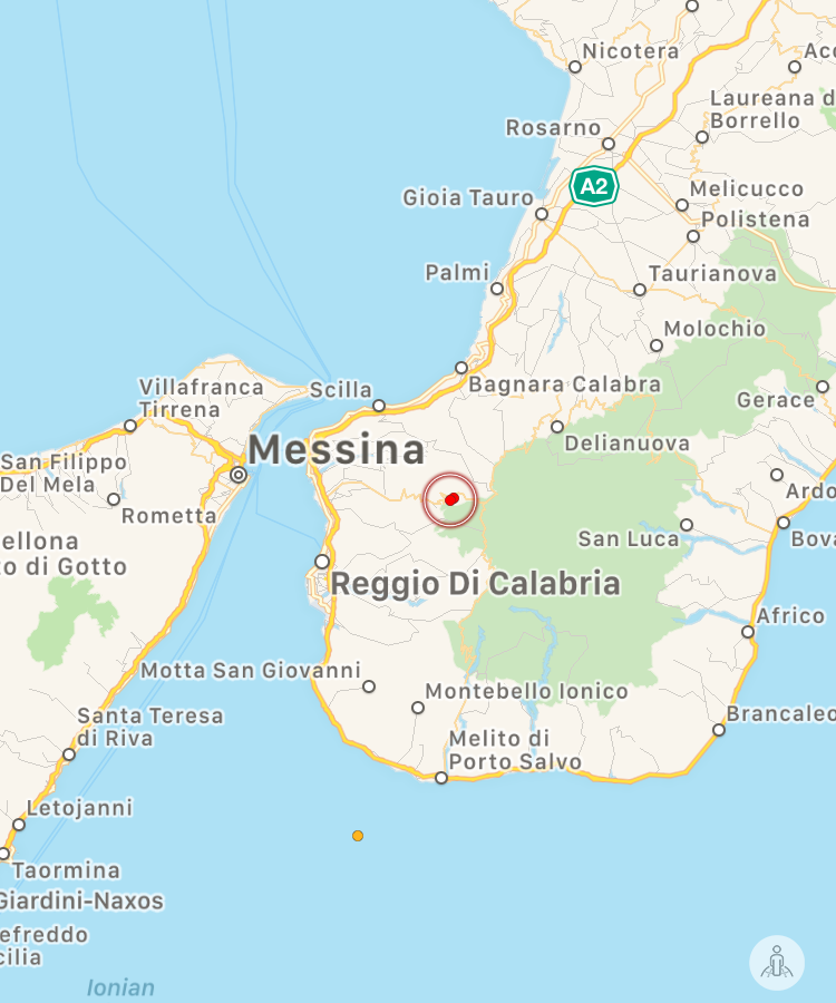 terremoto reggio calabria epicentro aspromonte