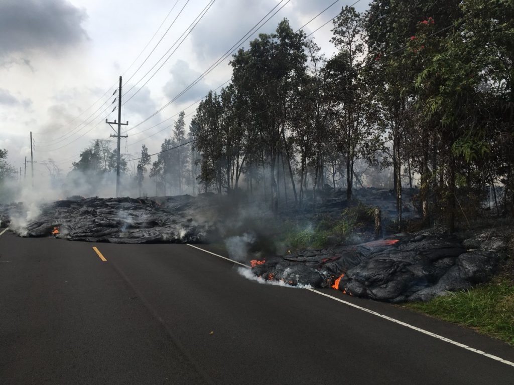 eruzione vulcano kilauea hawaii