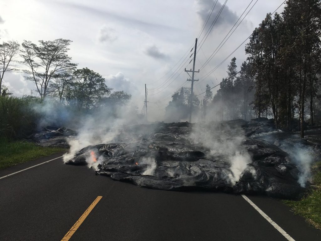 eruzione vulcano kilauea hawaii