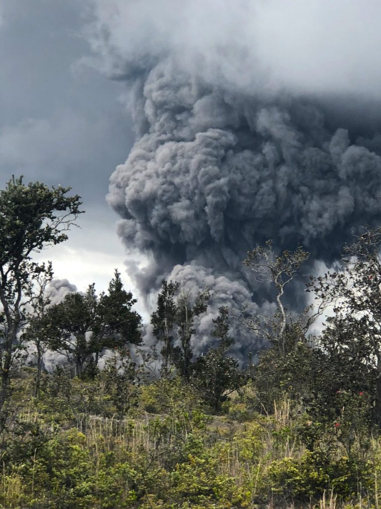 eruzione vulcano kilauea hawaii