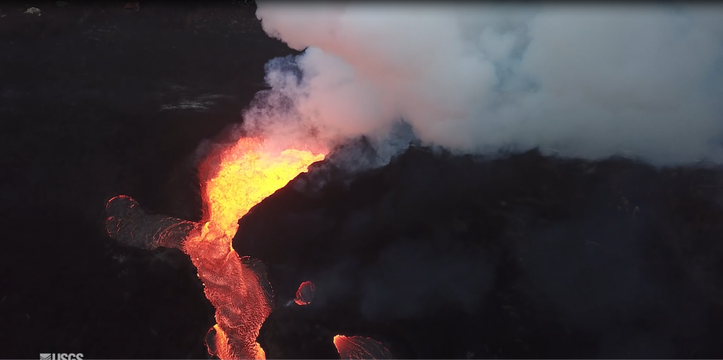 eruzione vulcano kilauea hawaii