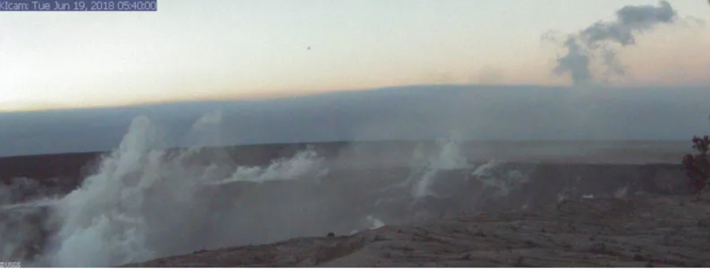 eruzione vulcano kilauea hawaii